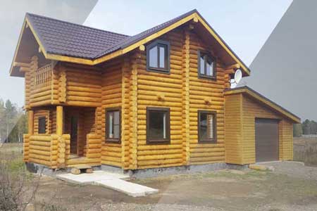 ocilindrovanni dom - Строительство теплых и комфортных домов из бревна под ключ
